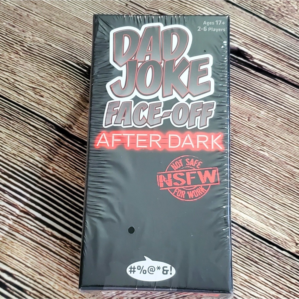 New Dad Jokes Face-Off Game, After Dark Edition, Playroom Entertainment Sealed